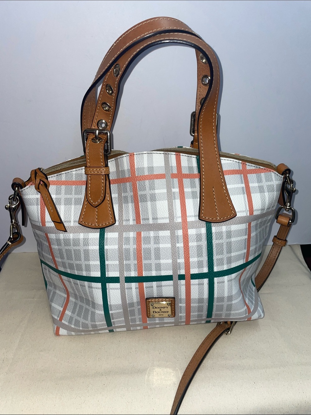 Dooney & Bourke Plaid Satchel